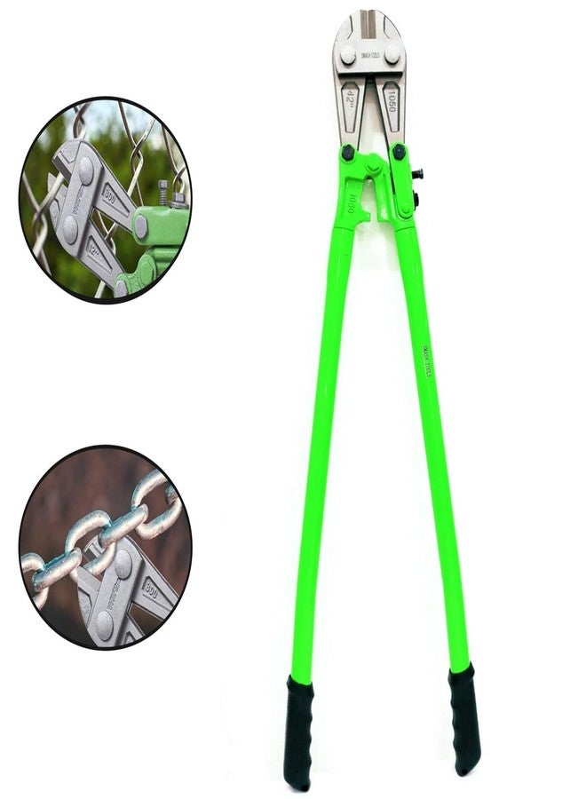 WYATT Smash 48 inch 116cm Bolt Cutter, Steel Chrome Alloy Jaws, Compound Cutting Chain, Comfortable Ergonomic Shape Soft Rubber Grip Thick Handle (48 INCHES) - Image 4